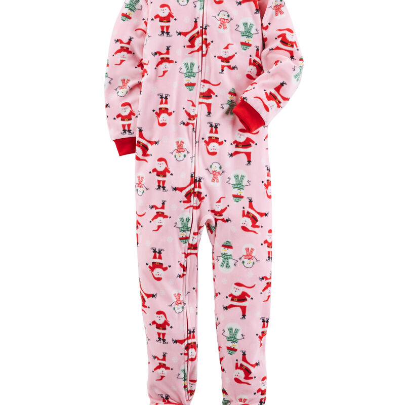 1Piece Christmas Fleece PJs