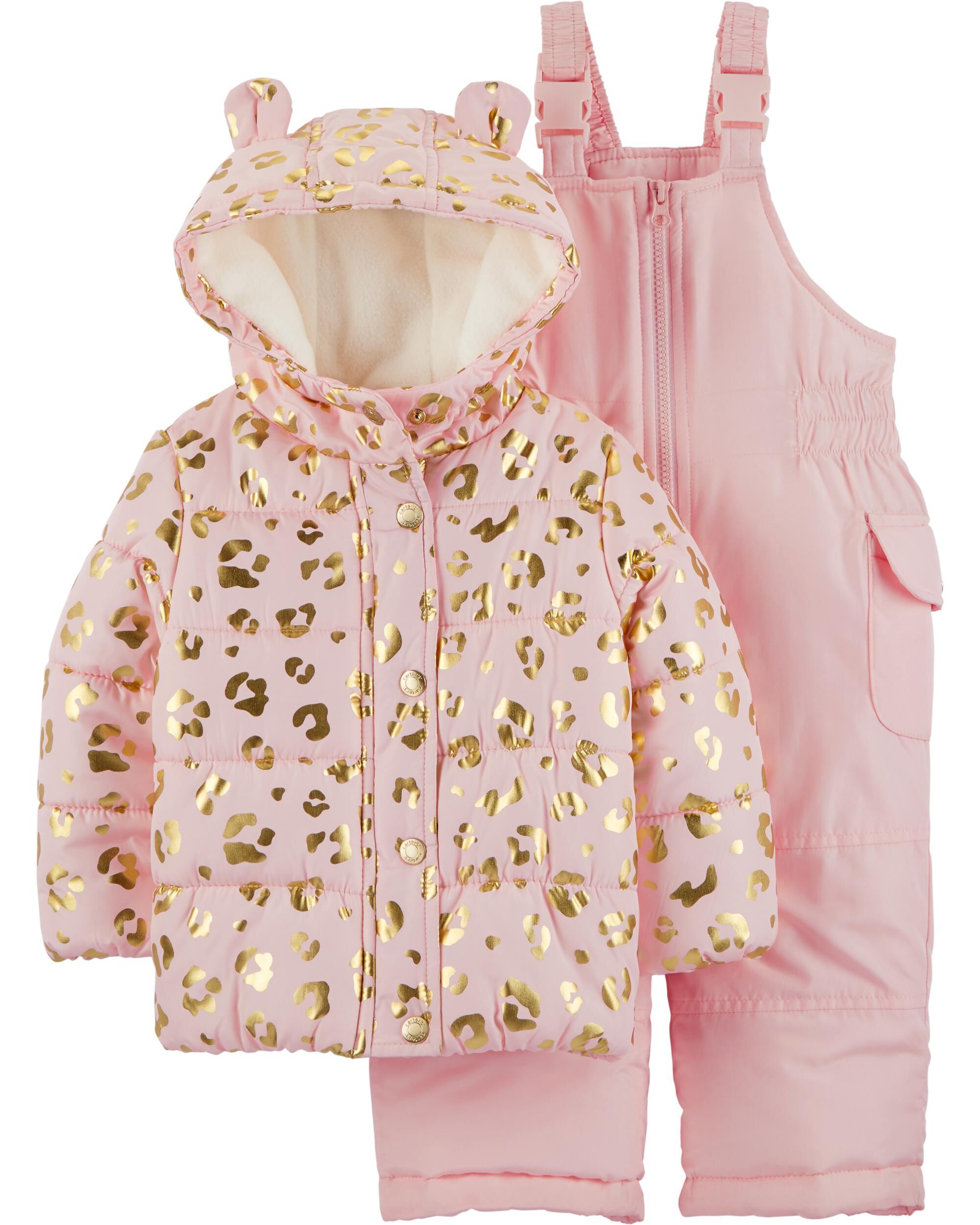 carter's leopard vest
