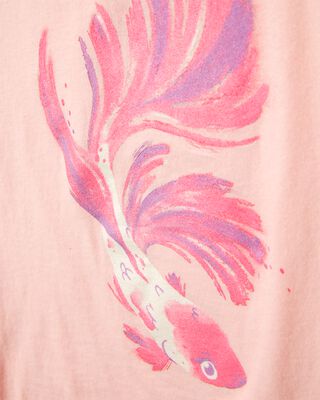 Product image 2 of Kid Fish Short-Sleeve Graphic Tee - Orange