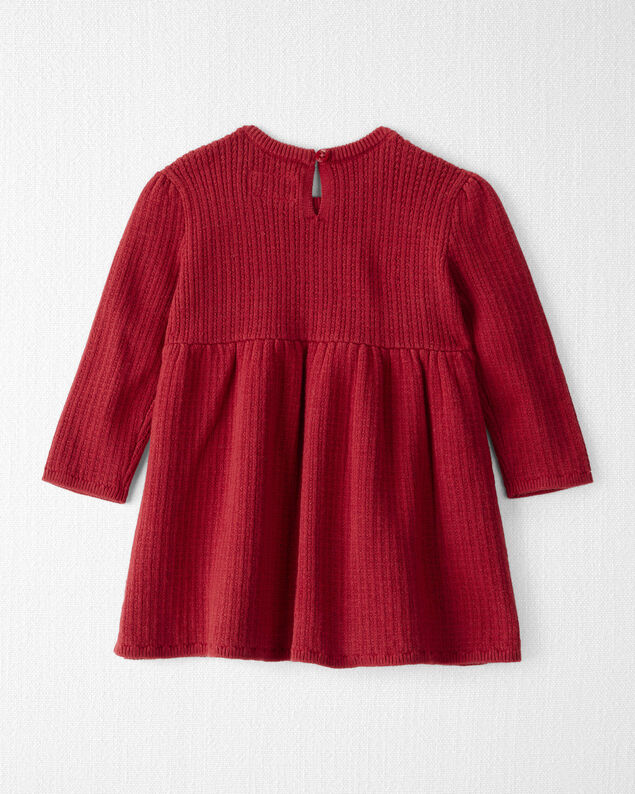 Product image 2 of Baby Girl Organic Cotton Sweater Knit Dress