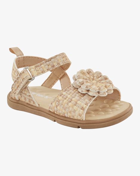  Product image 1 of  Every Step® First Walker Woven Flower Accent Sandals - Beige