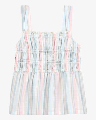 Product image 1 of Kid Striped Linen Look-alike Tank