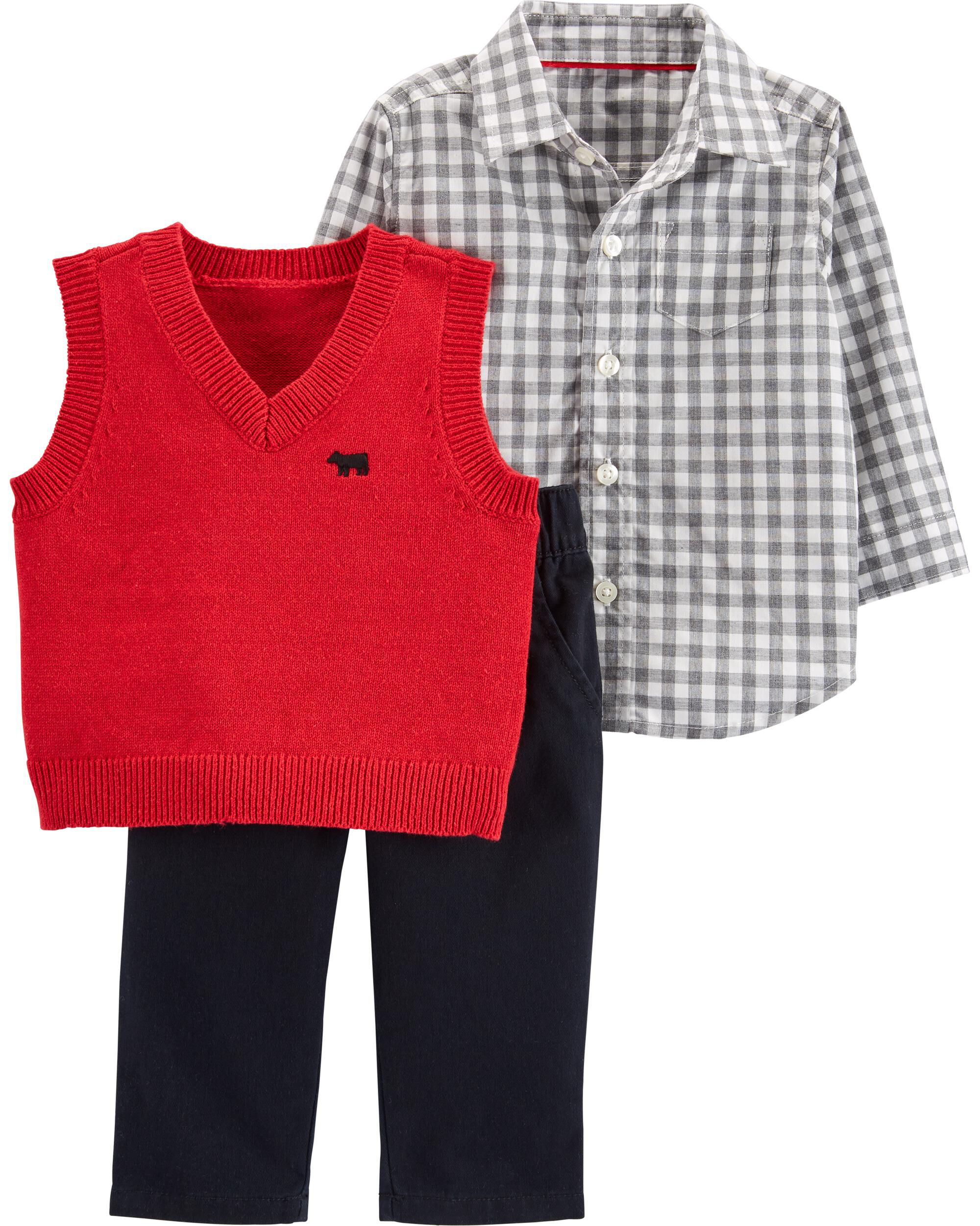carters red sweater