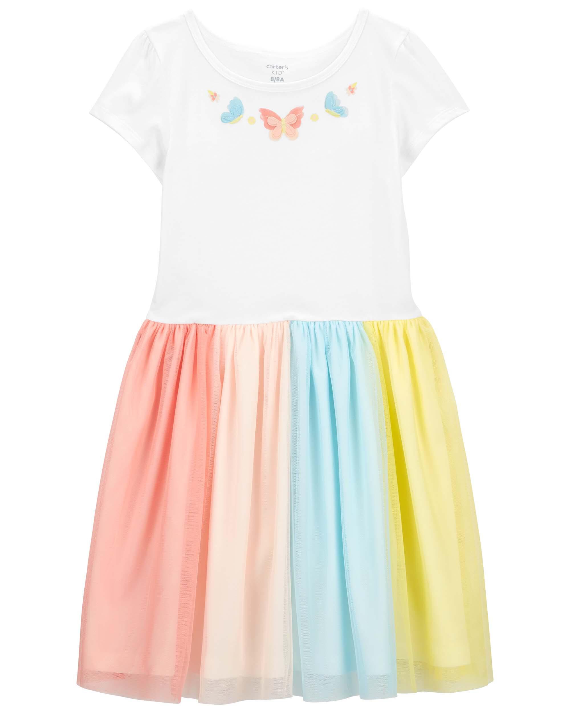 Kid Eyelet Flutter Dress Carter s Carter s