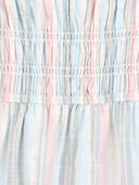 Multi - Kid Striped Linen Look-Alike Tank, Selected