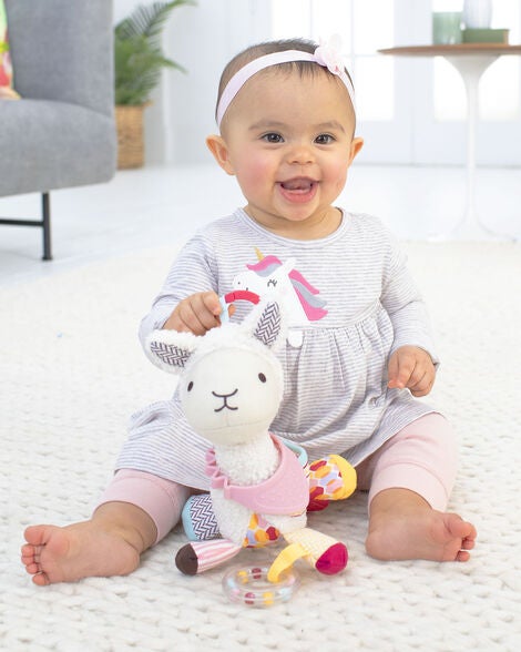 Product image 2 of Bandana Buddies Baby Activity Toy - Llama