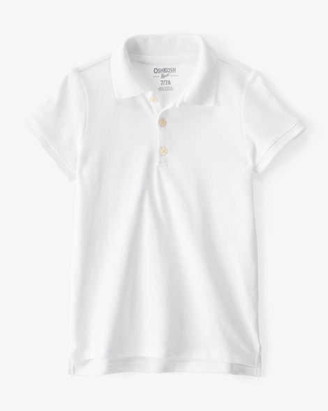 Kid Pique Cotton Uniform Polo