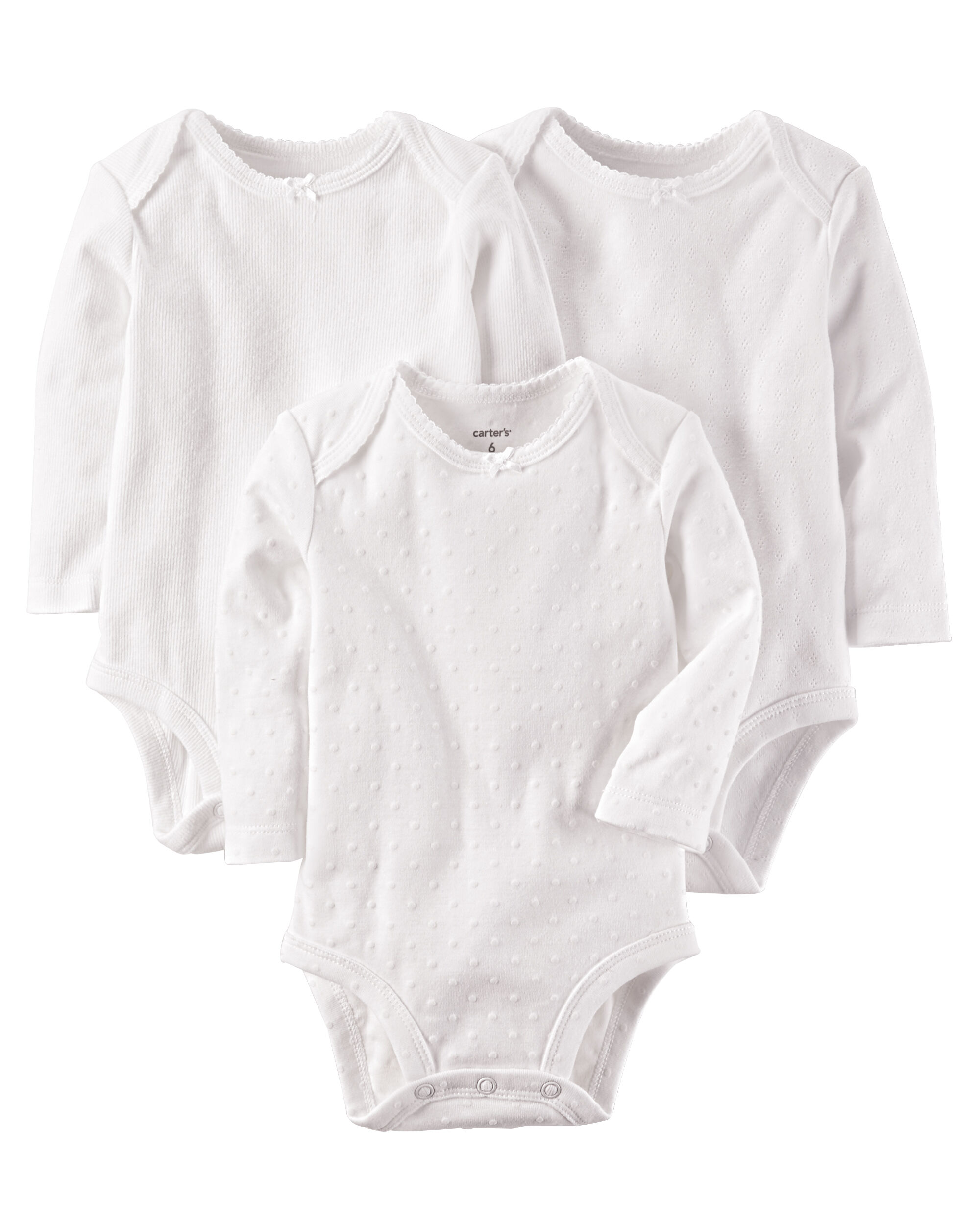 Carter's white bodysuits Clearance