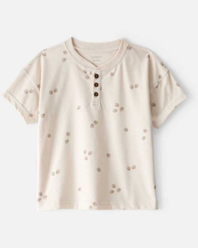 Product image 1 of Toddler Boy Acorn Short-Sleeve Tee - Ivory