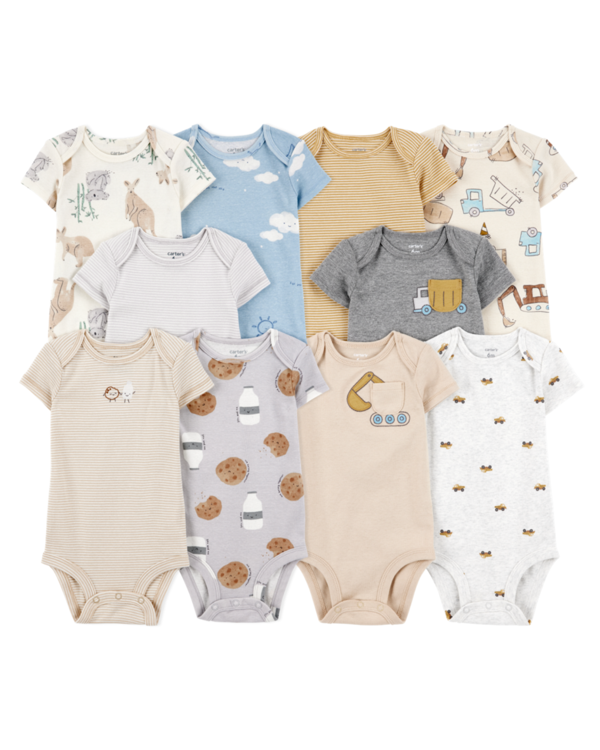 Baby 10-Pack Short-Sleeve Bodysuits