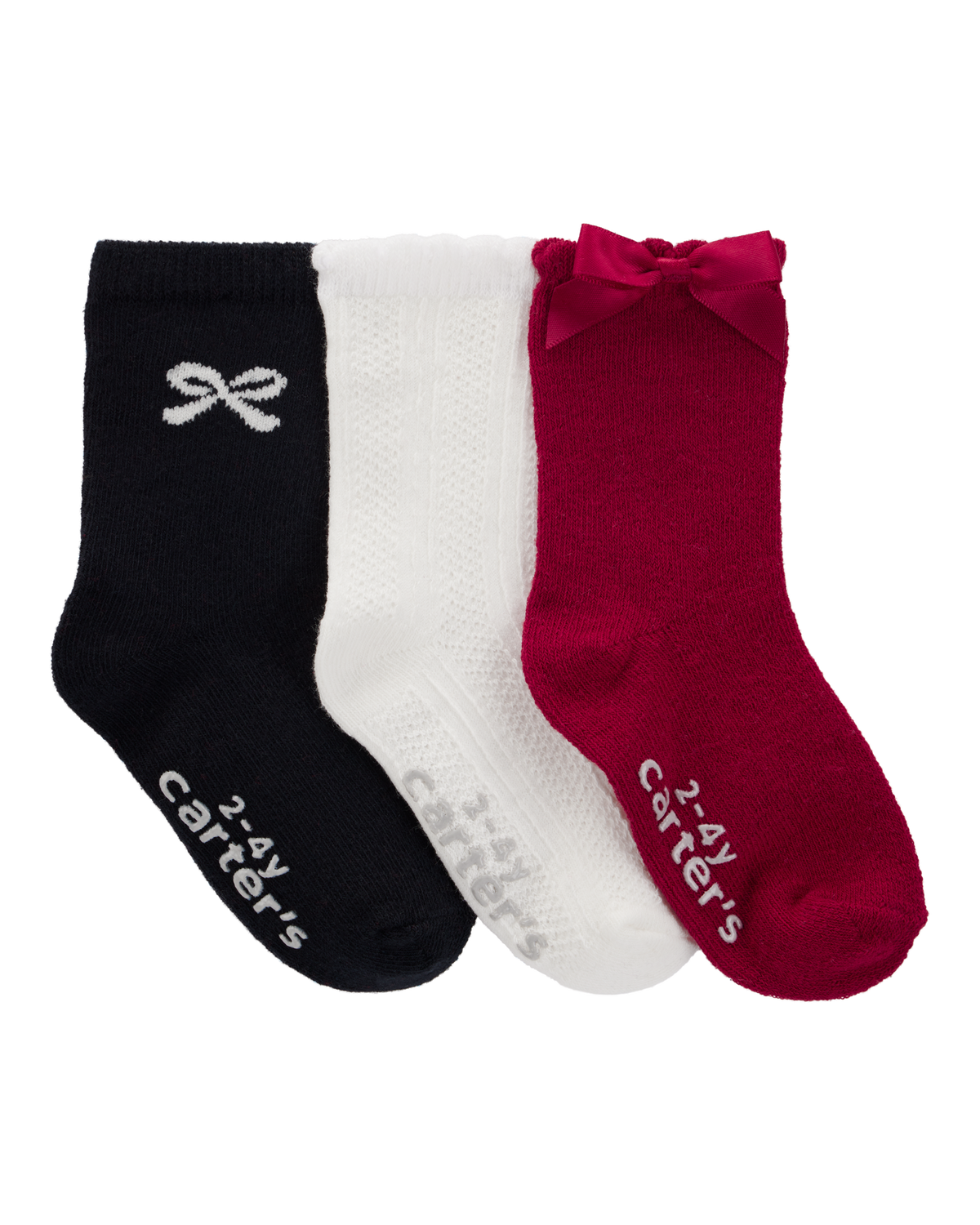 Carter's Toddler Girl 3pk Lace Cuff Socks