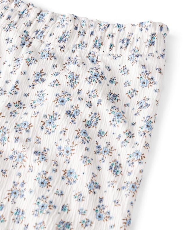 Product image 2 of Baby Girl 2-Piece Organic Cotton Crinkled Knit Set in BlueMist Bloom Print