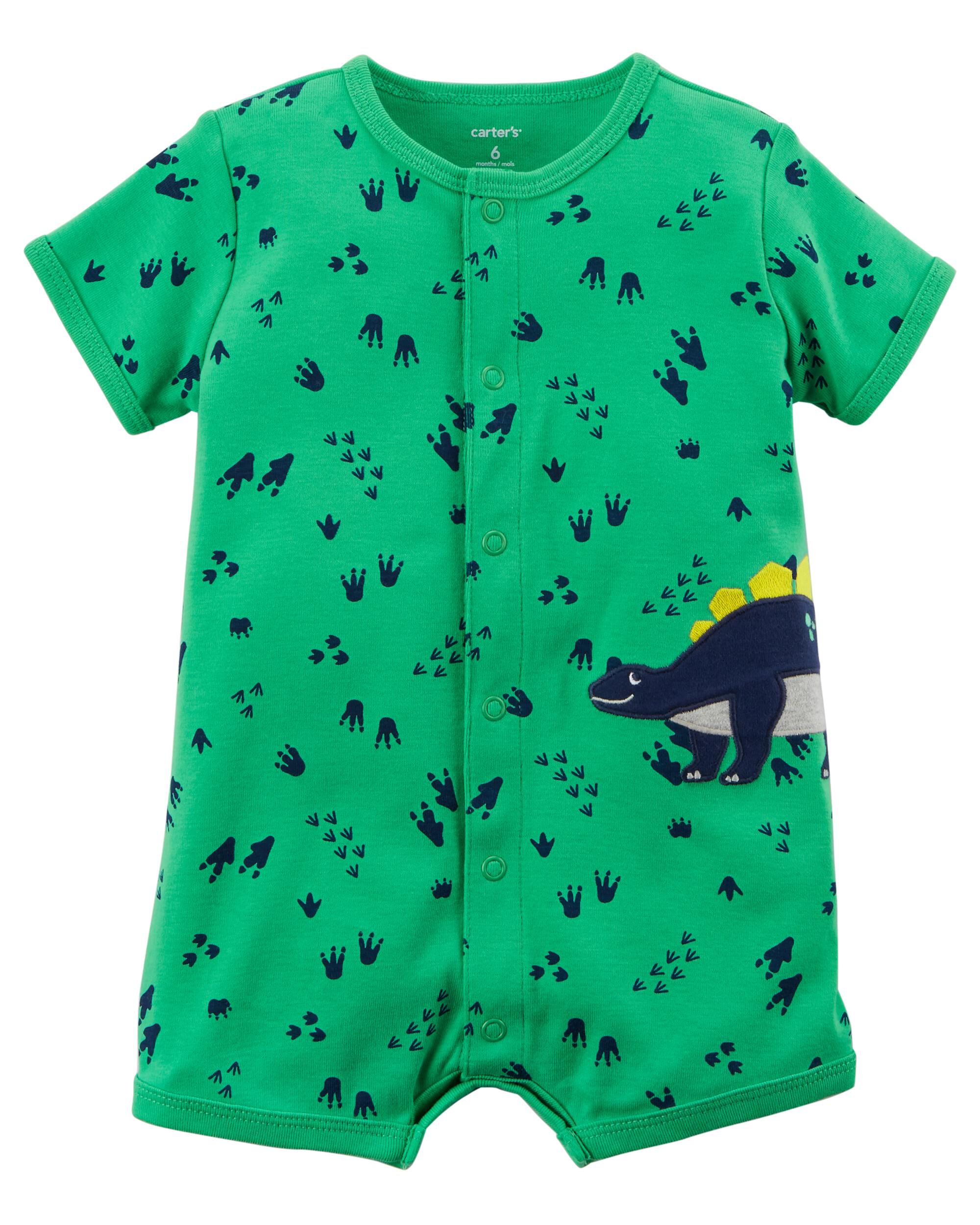 carters dinosaur romper