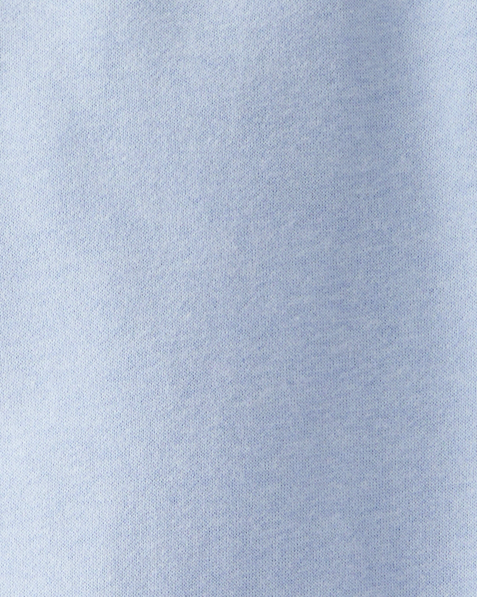 Kid French Terry Drawstring Pants - Blue