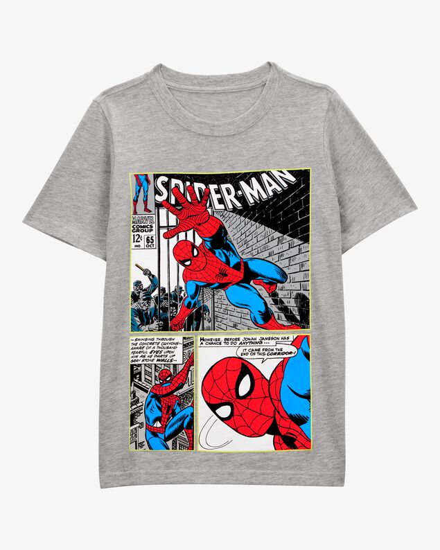 Product image 1 of Kid Marvel™ Spider-Man Short-Sleeve Graphic Tee - Grey