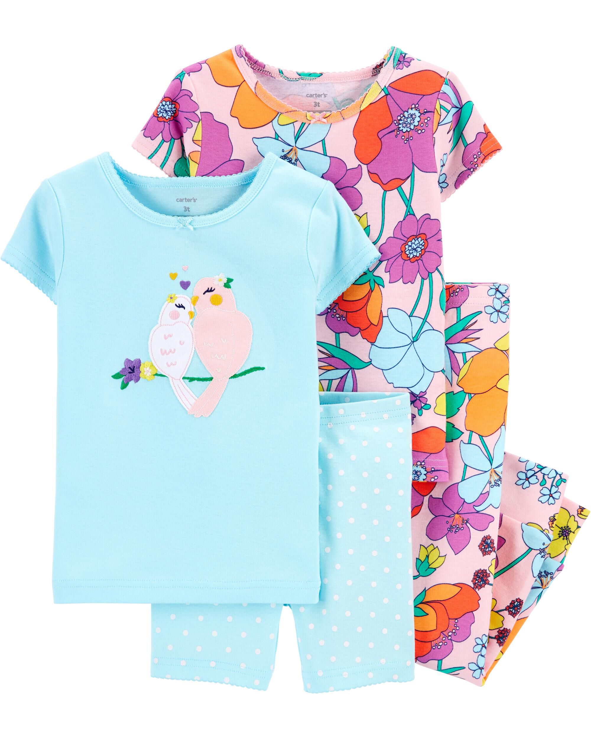 4-Piece 100% Snug Fit Cotton PJs