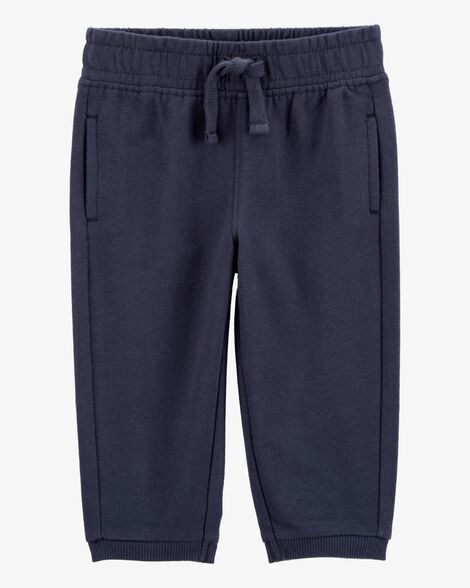  Product image 1 of Baby Pull-On French Terry Joggers - Navy