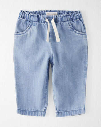 Baby Organic Cotton Chambray Pants