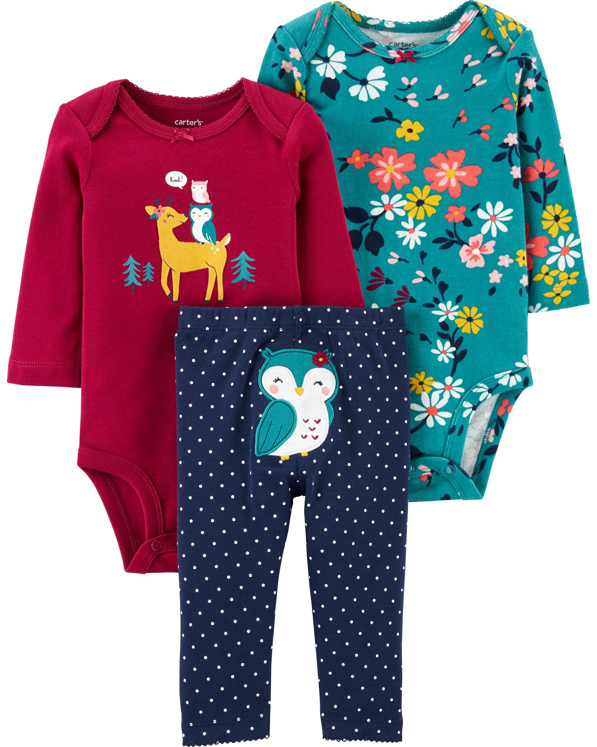 3-Piece Owl Little Character Set