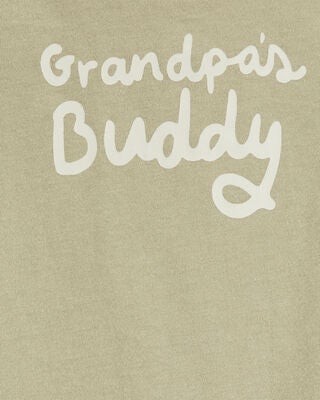 Product image 2 of Baby Grandpa's Buddy Short-Sleeve Bodysuit - Olive
