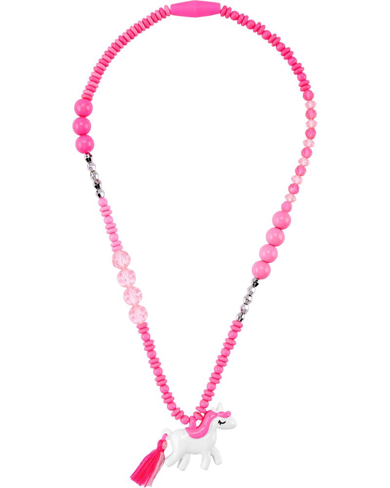 Pink Unicorn Necklace Carters Com