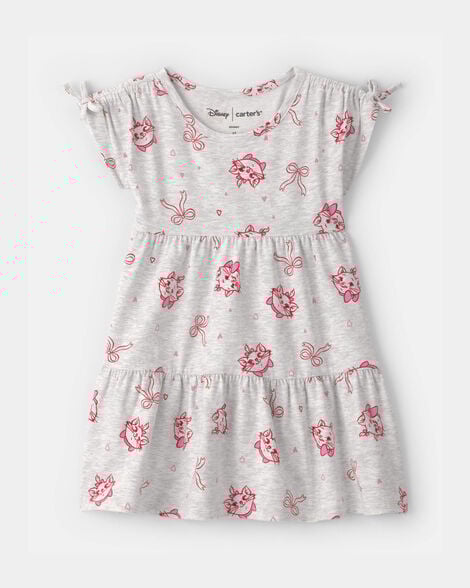 toddler girl disney© the aristocats dress - grey