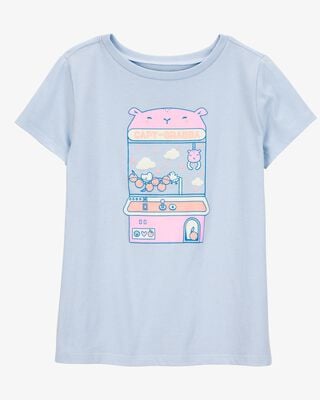 Product image 1 of Kid Capy-Grabba Short-Sleeve Graphic Tee - Blue