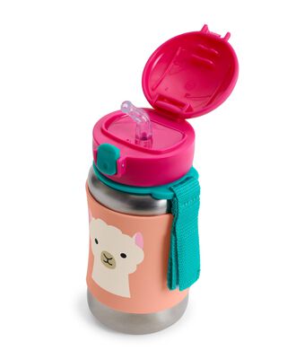 Product image 2 of Zoo Stainless Steel Little Kid Straw Bottle