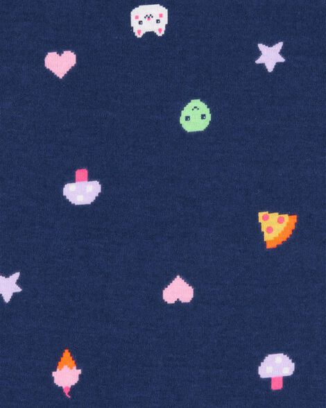 Product image 3 of Kid 4-Piece Gamer Cotton Pajamas