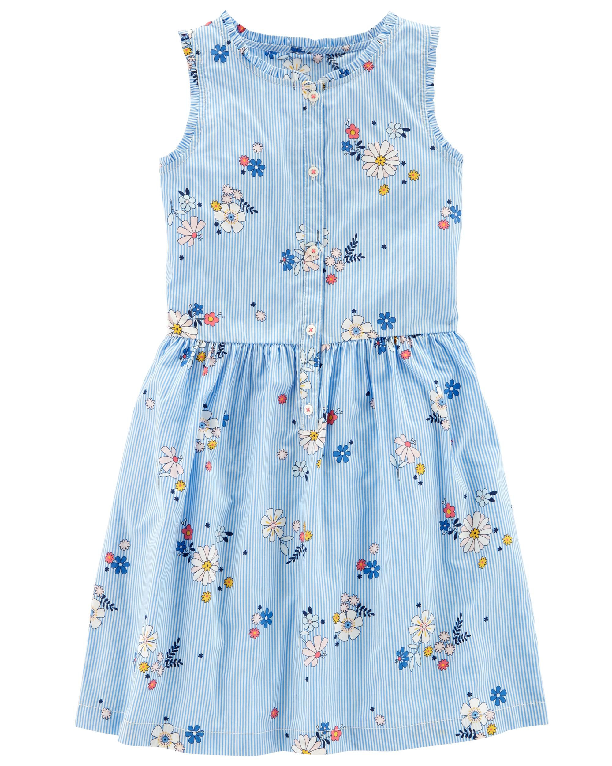 Carters blue dress clearance
