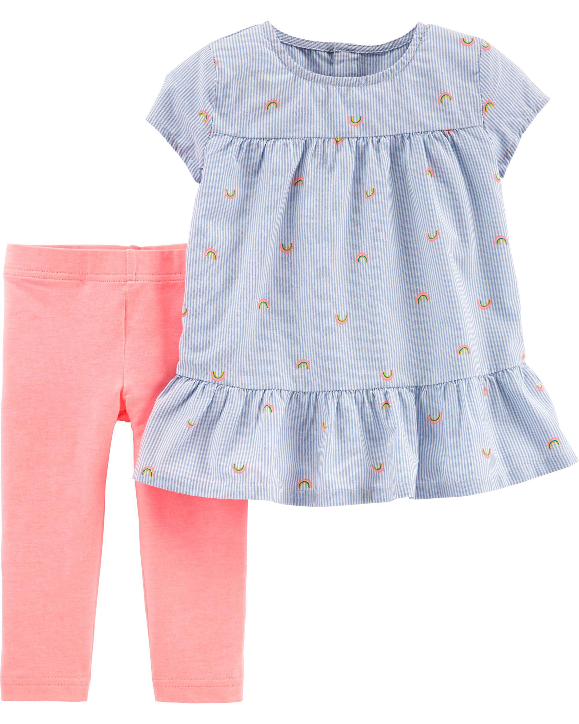carter's rainbow leggings