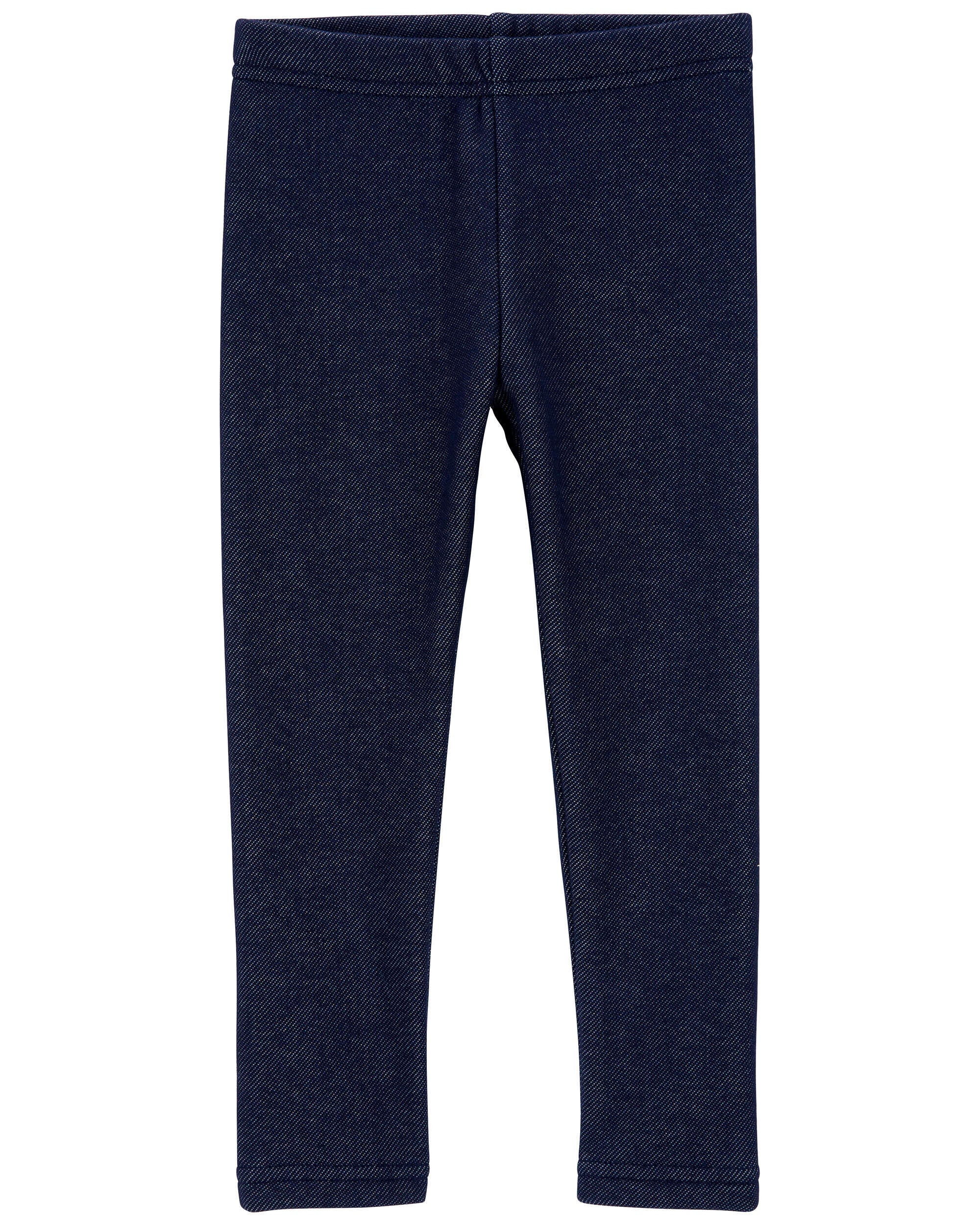 Toddler Faux Denim Cozy Fleece Leggings Carter s Carter s