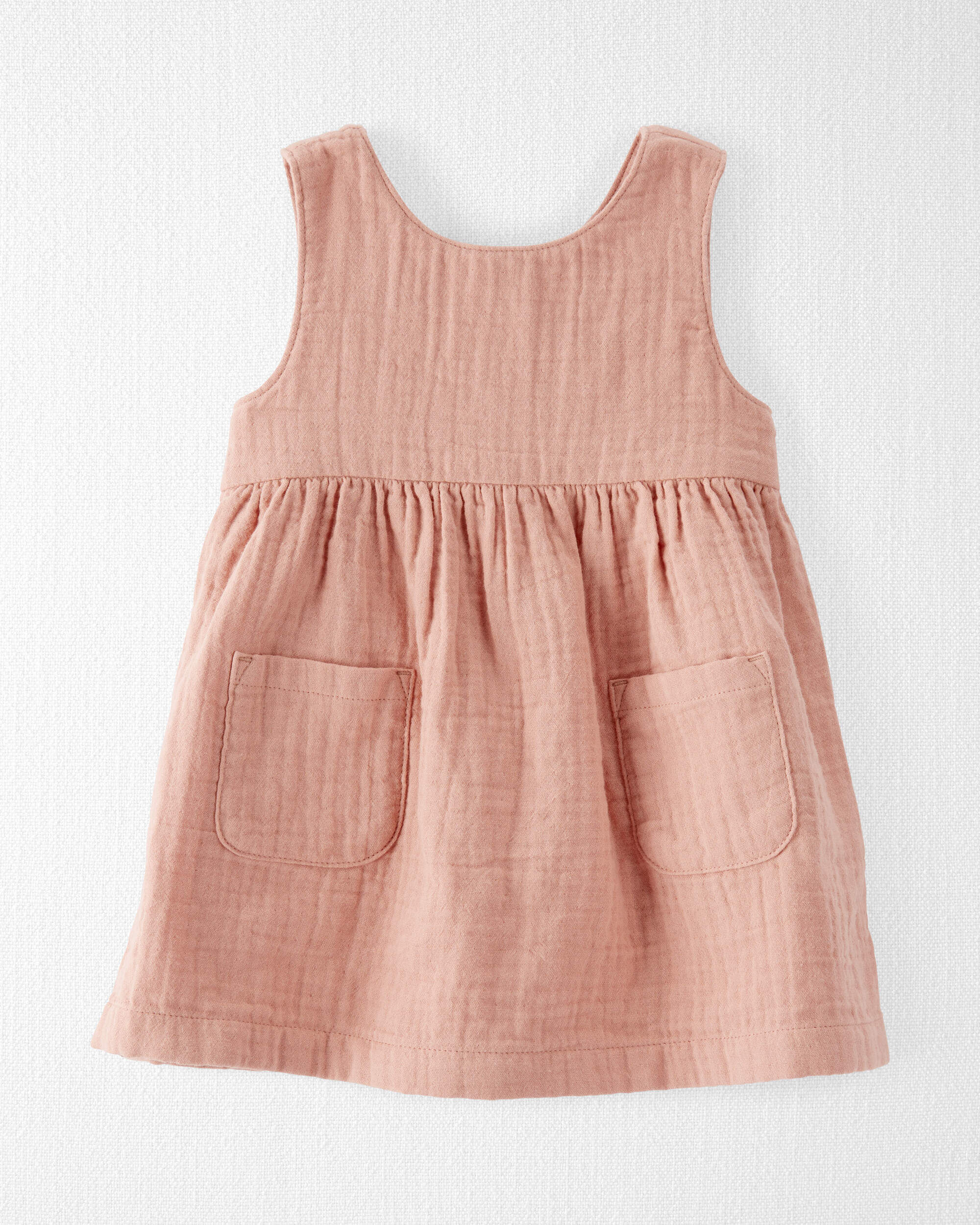 Baby Organic Cotton Gauze Pocket Dress - Little Planet | Carter's