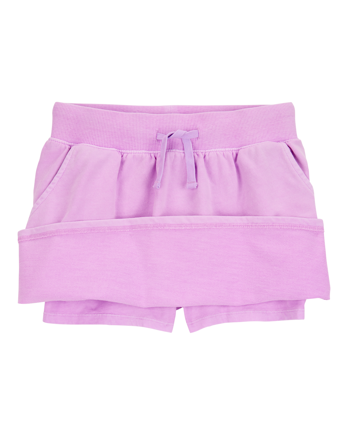 Kid Active Drawstring French Terry Skort - Purple - OshKosh