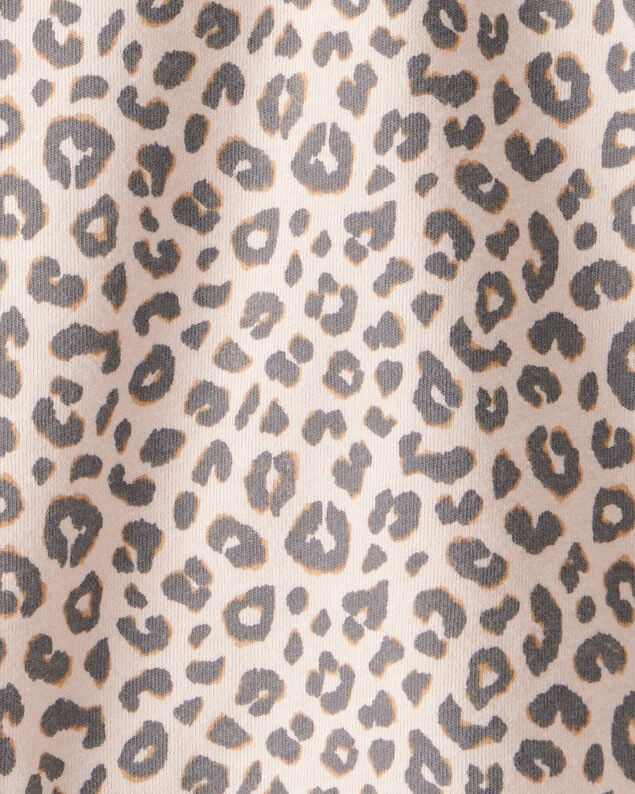 Product image 2 of Baby Girl Leopard Print Long-Sleeve Top - Brown