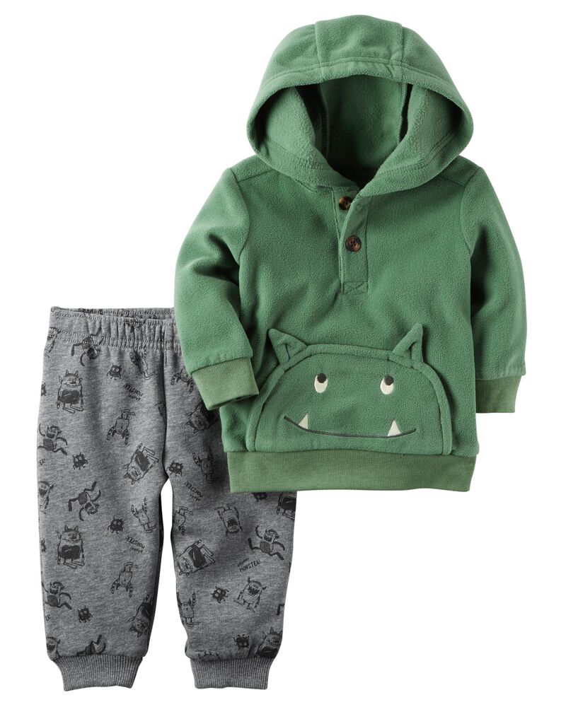 fleece jogger set