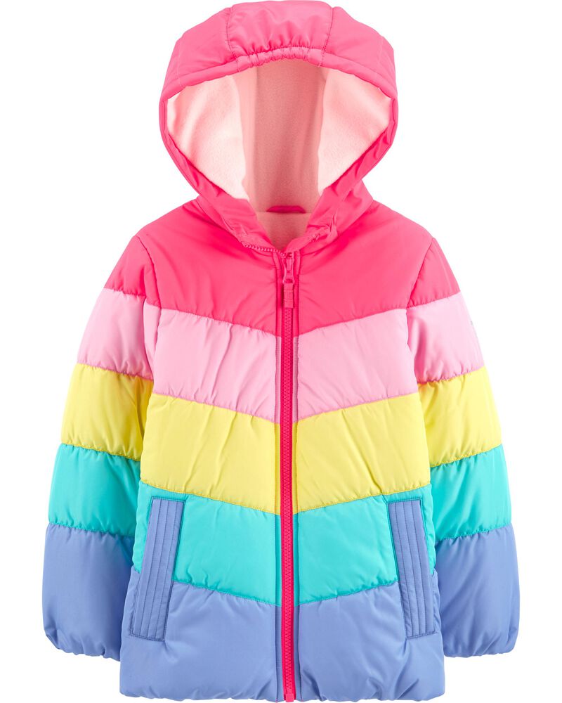 Rainbow Puffer Jacket Carters Com