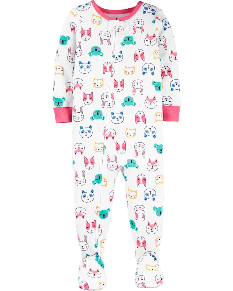 1 Piece 100 Snug Fit Cotton Footie Pjs Carters Com