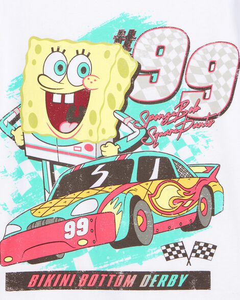 Product image 3 of Kid SpongeBob Graphic Tee - White