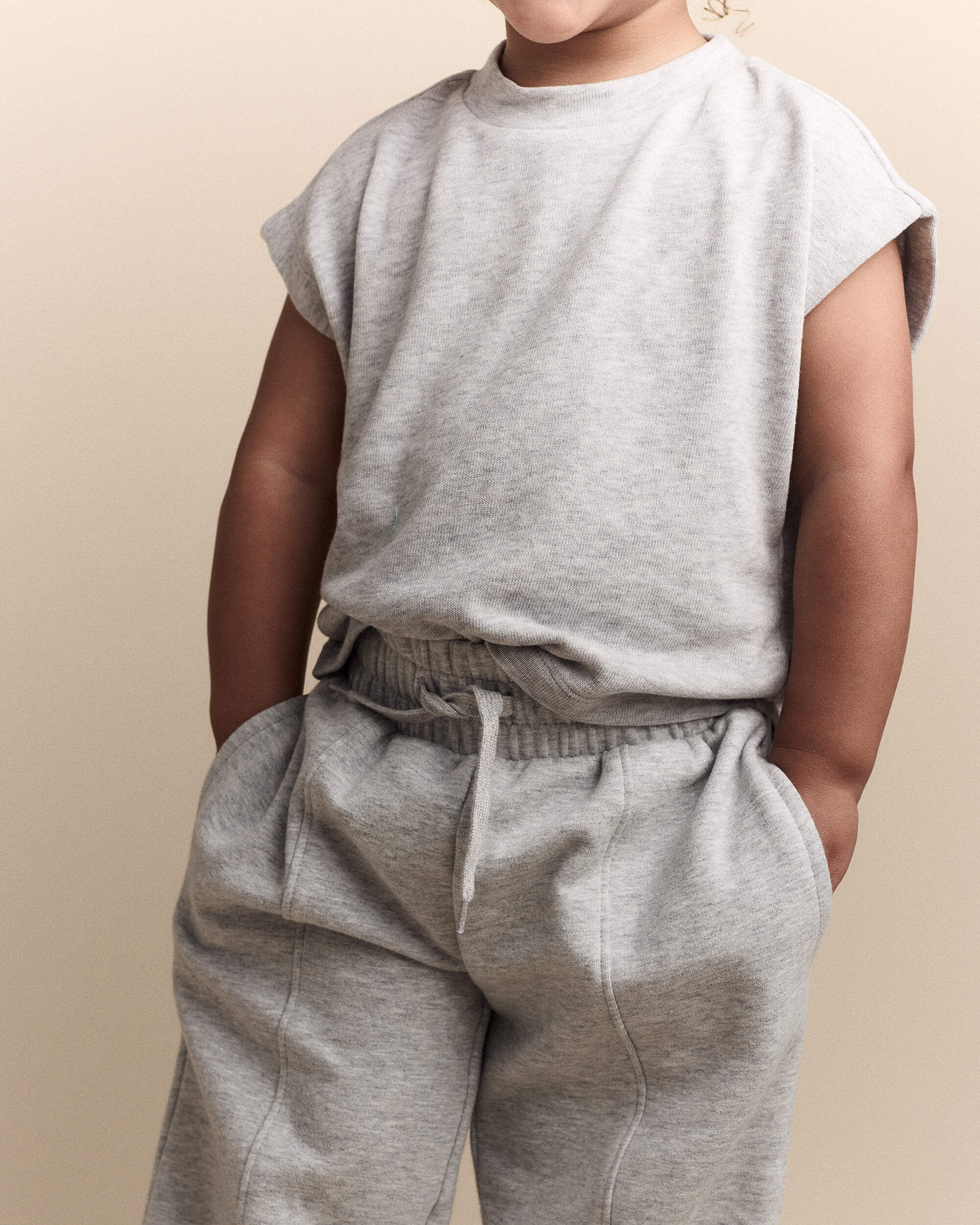 Toddler Girl Dolman-Sleeve Miriam Tee - Heather Grey