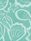 Turquoise - Baby Floral Print 1-Piece Rashguard, Selected