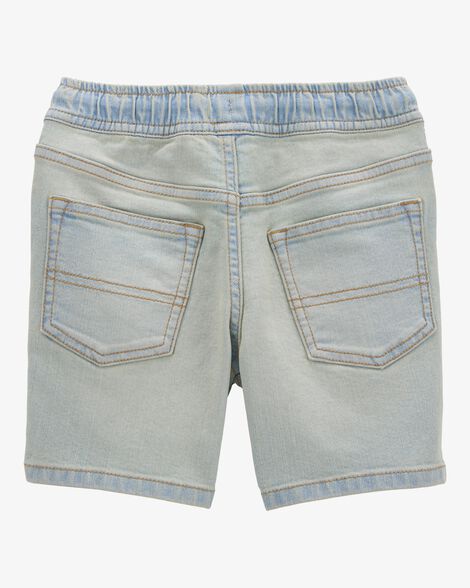  Product image 2 of Kid Pull-On Denim Short - Light Blue Wash