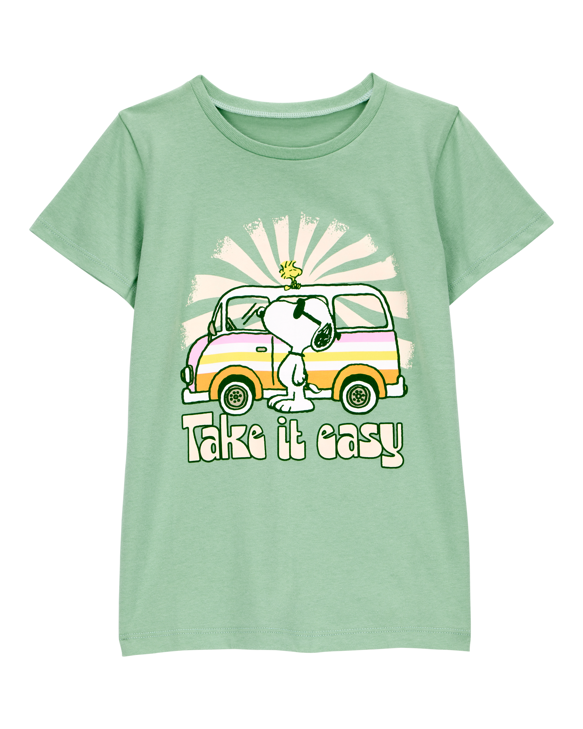 Girls Peanuts™ Snoopy Short-Sleeve Graphic Tee - Green