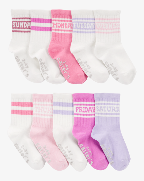 toddler 10-pack crew socks