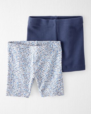 Product image 1 of Toddler 2-Pack Organic Cotton Ribbed Pedal  Shorts