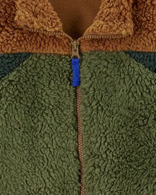 Product image 2 of Kid Sherpa Fleece Zip-Up Jacket