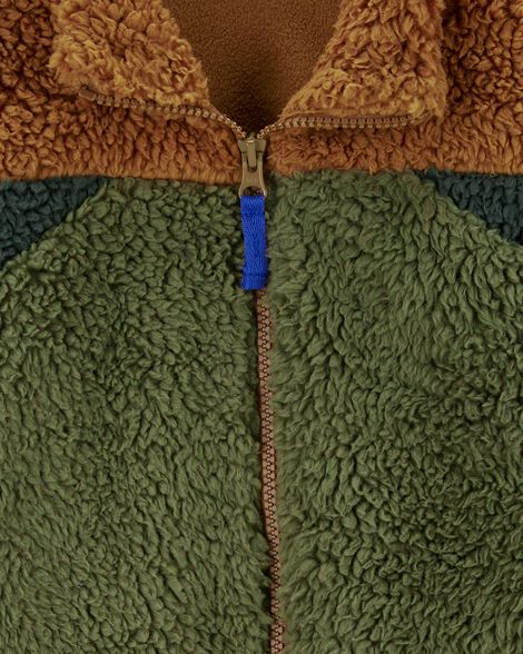  Product image 2 of Kid Sherpa Fleece Zip-Up Jacket