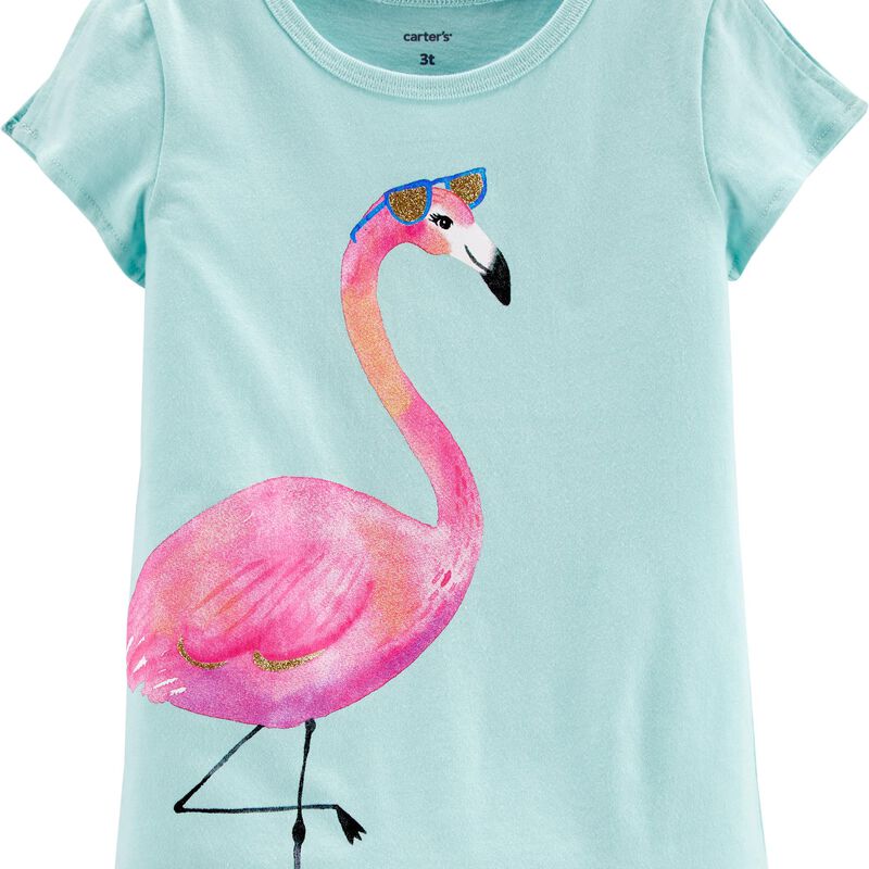 Flamingo Split Shoulder Jersey Tee Carters Com
