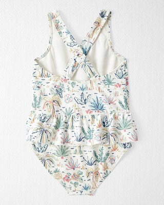 Product image 2 of Toddler Recycled Tropical Print Swimsuit