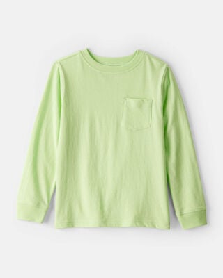 Boys Pizza Long-Sleeve Graphic Tee - Grey